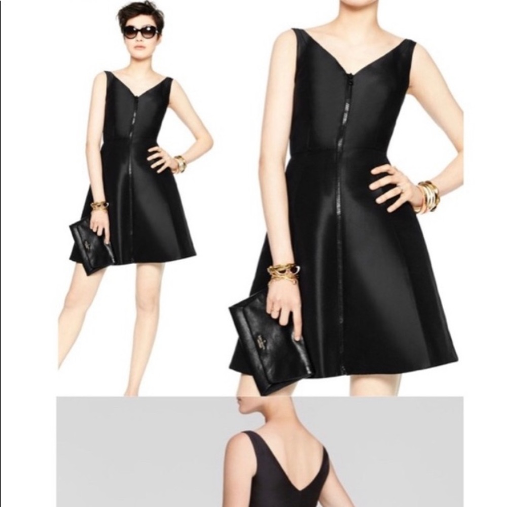 Kate Spade Black zipper front dress NEW WITH TAGS
